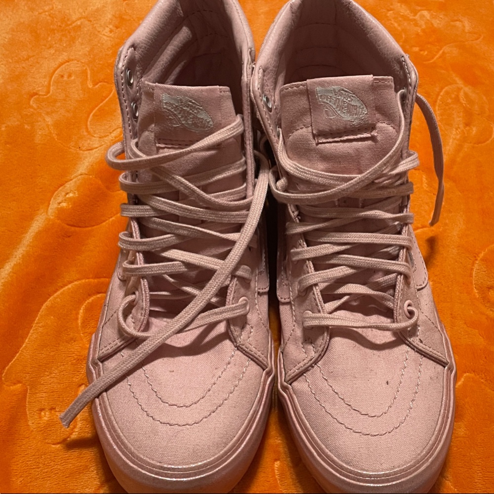 Vans Women's Pink High-Top Sneakers